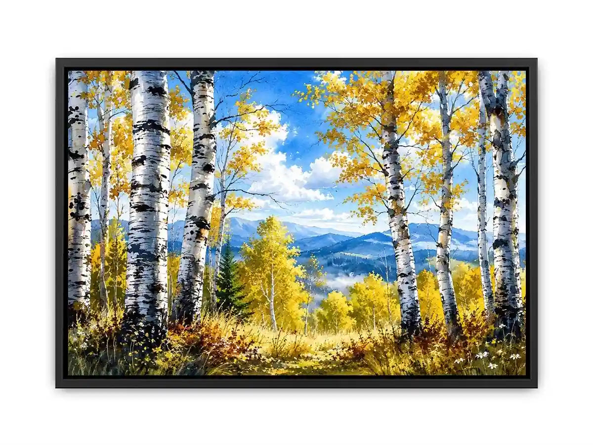 Birch Trees Canvas Print