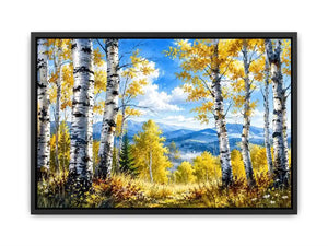 Birch Trees Canvas Print
