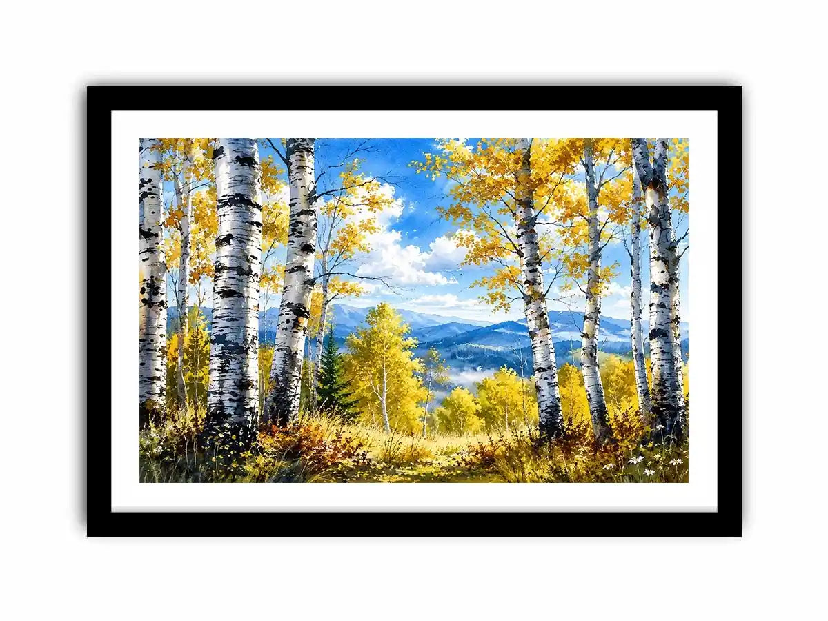 Birch Trees Canvas Print