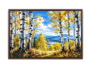 Birch Trees Canvas Print