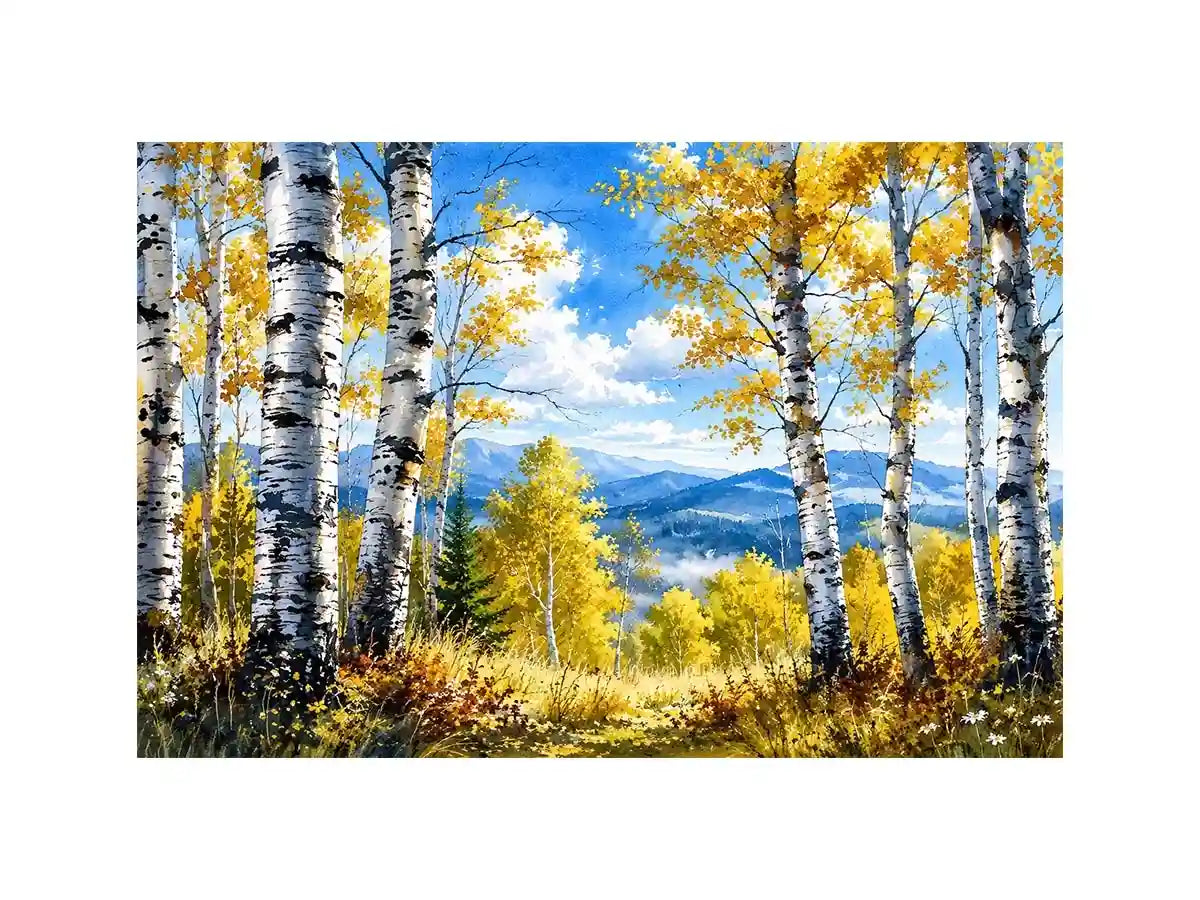 Birch Trees Canvas Print
