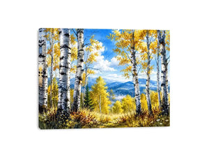 Birch Trees Canvas Print