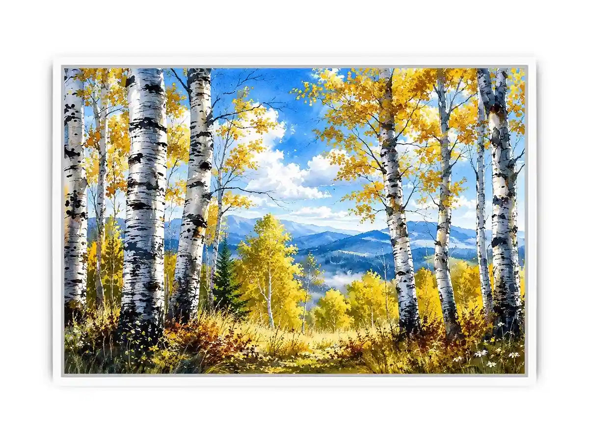 Birch Trees Canvas Print
