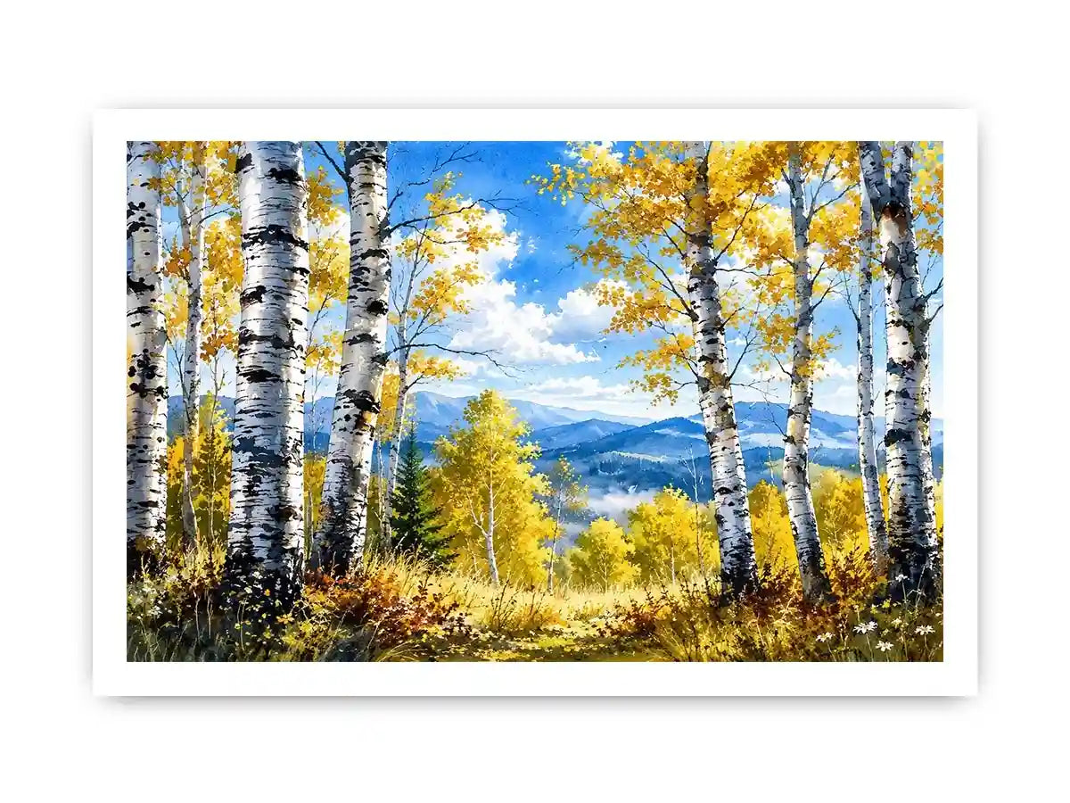 Birch Trees Canvas Print