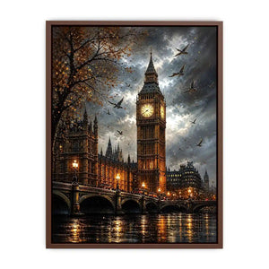Rainy evening by Big Ben