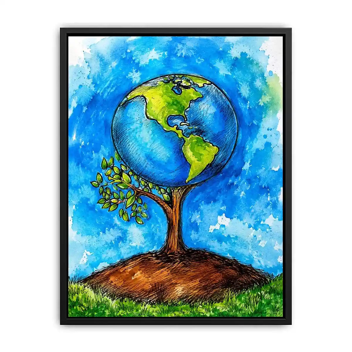 Save Earth Canvas Print