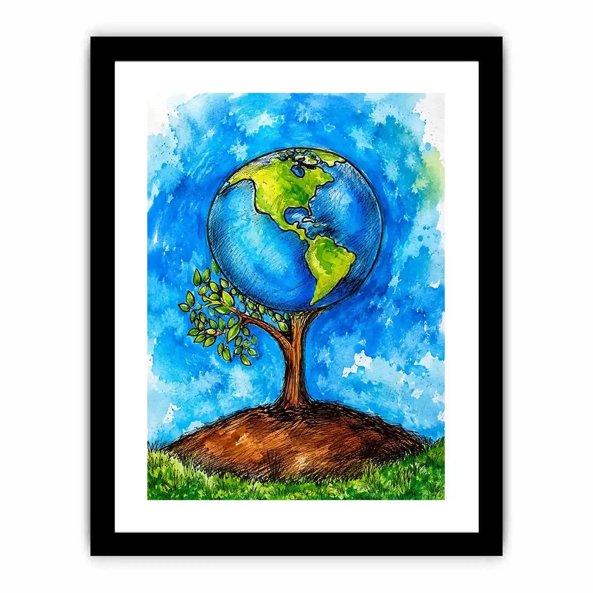 Save Earth Canvas Print