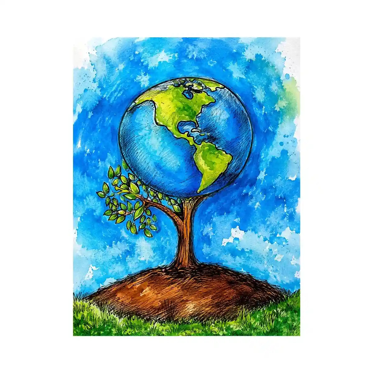 Save Earth Canvas Print