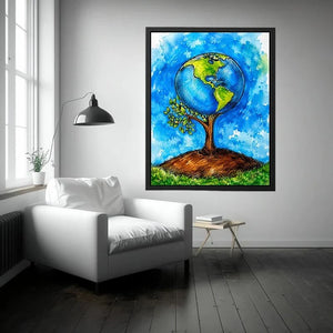 Save Earth Canvas Print