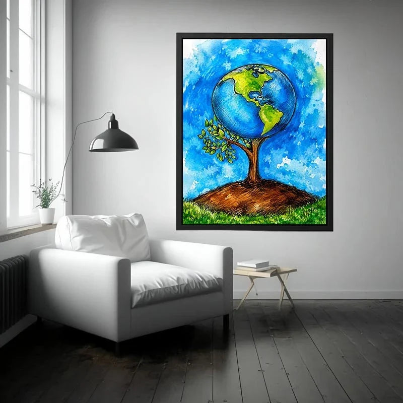 Save Earth Canvas Print