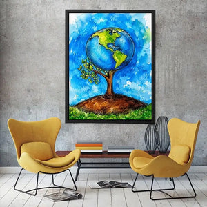 Save Earth Canvas Print