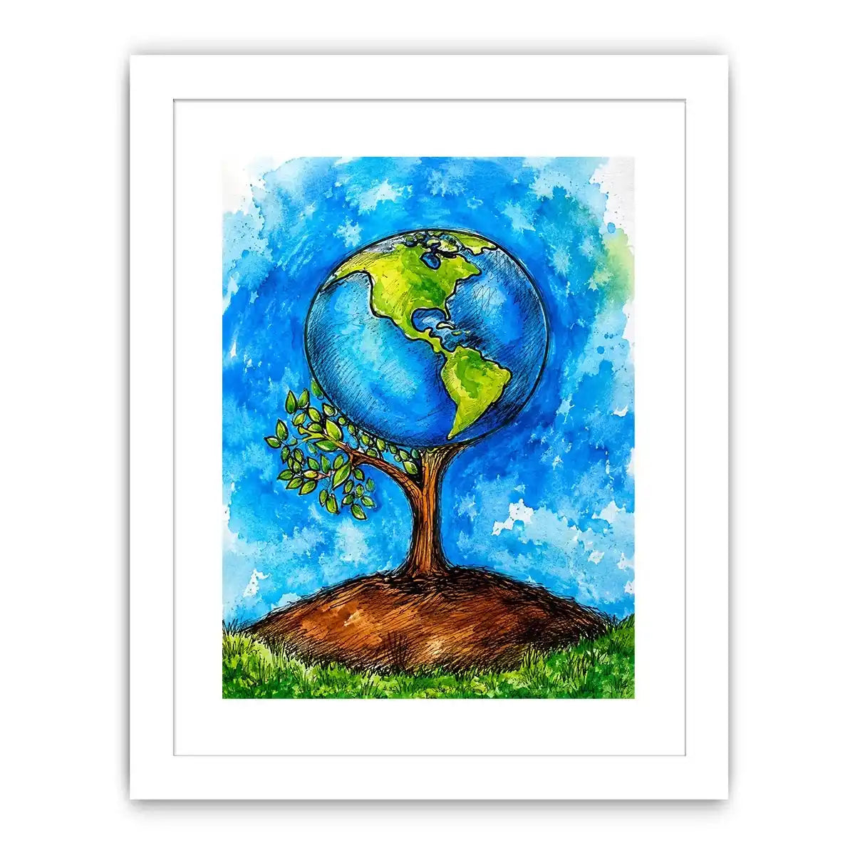 Save Earth Canvas Print