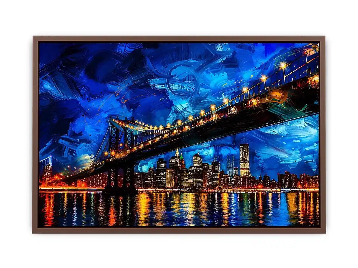 New York Bridge Canvas Print