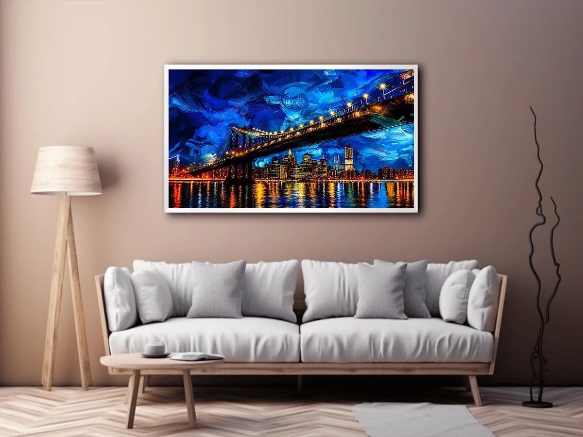 New York Bridge Canvas Print