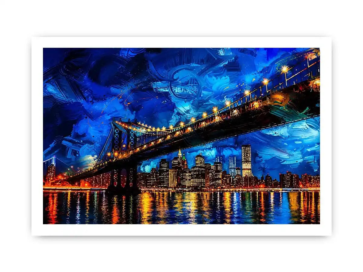 New York Bridge Canvas Print