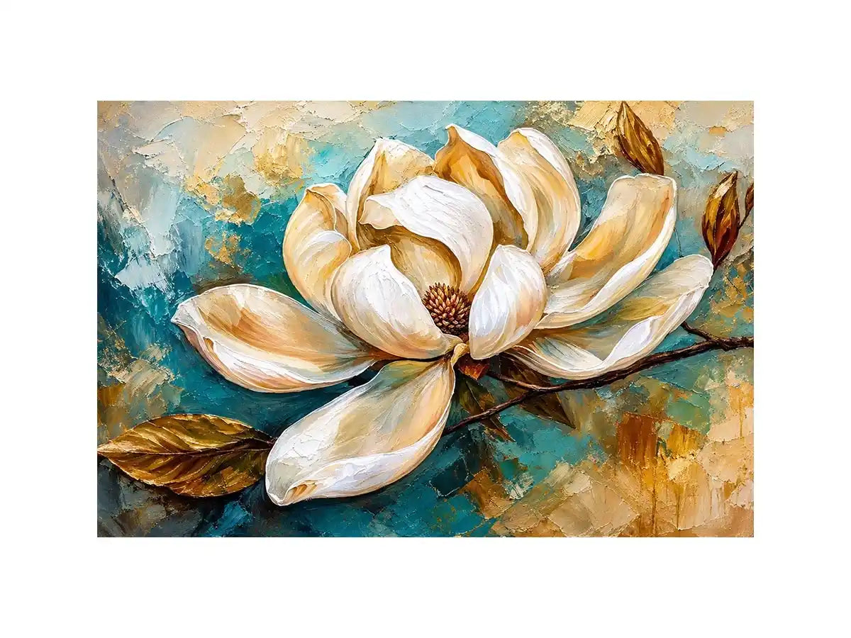 White Flower Canvas Print