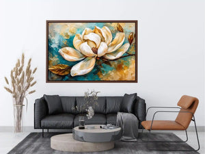 White Flower Canvas Print