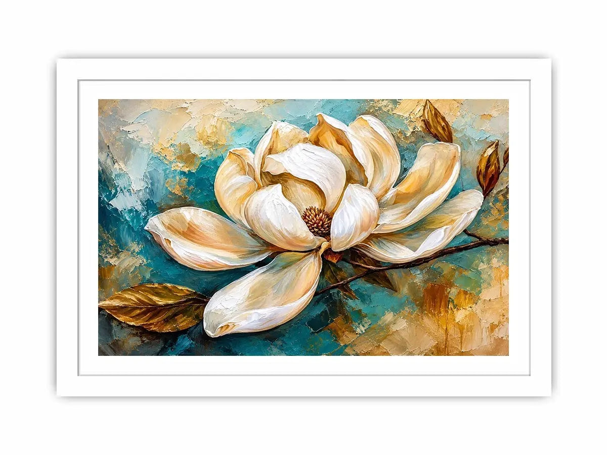White Flower Canvas Print