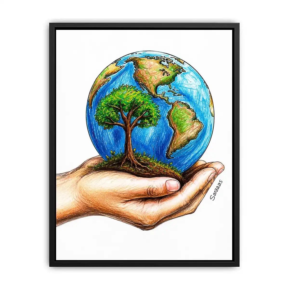 Save Earth Canvas Print