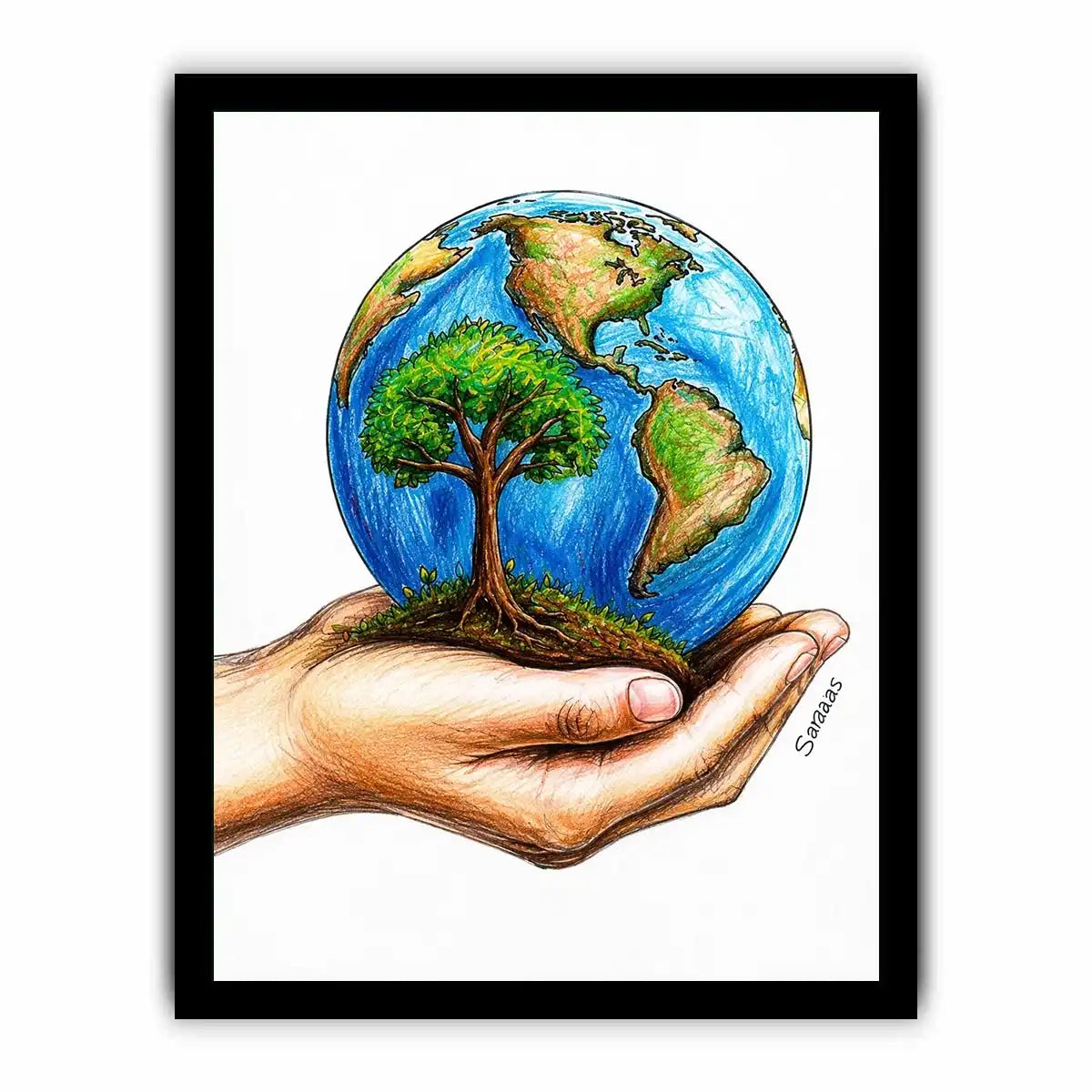Save Earth Canvas Print