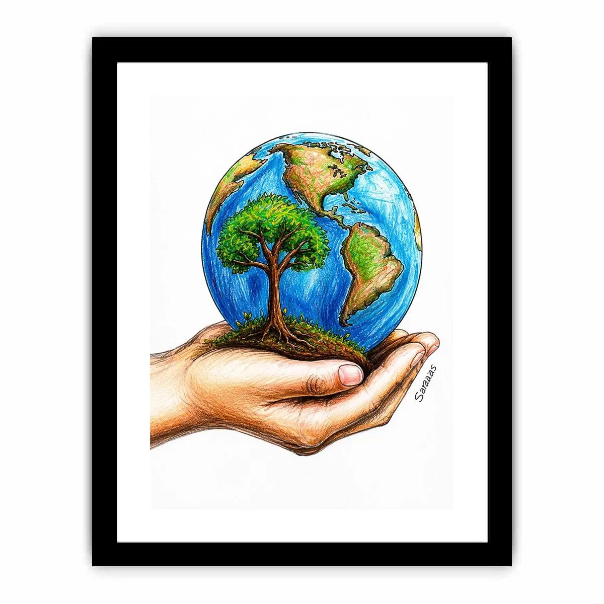 Save Earth Canvas Print