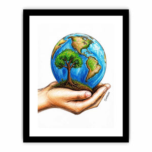 Save Earth Canvas Print