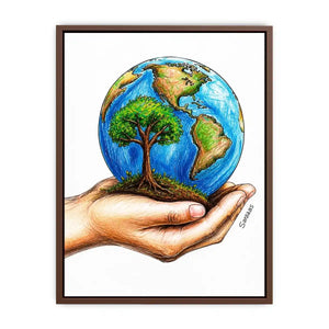 Save Earth Canvas Print