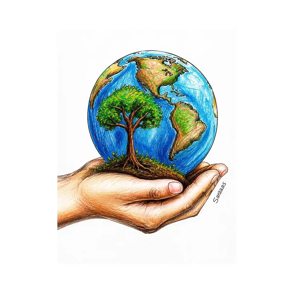 Save Earth Canvas Print