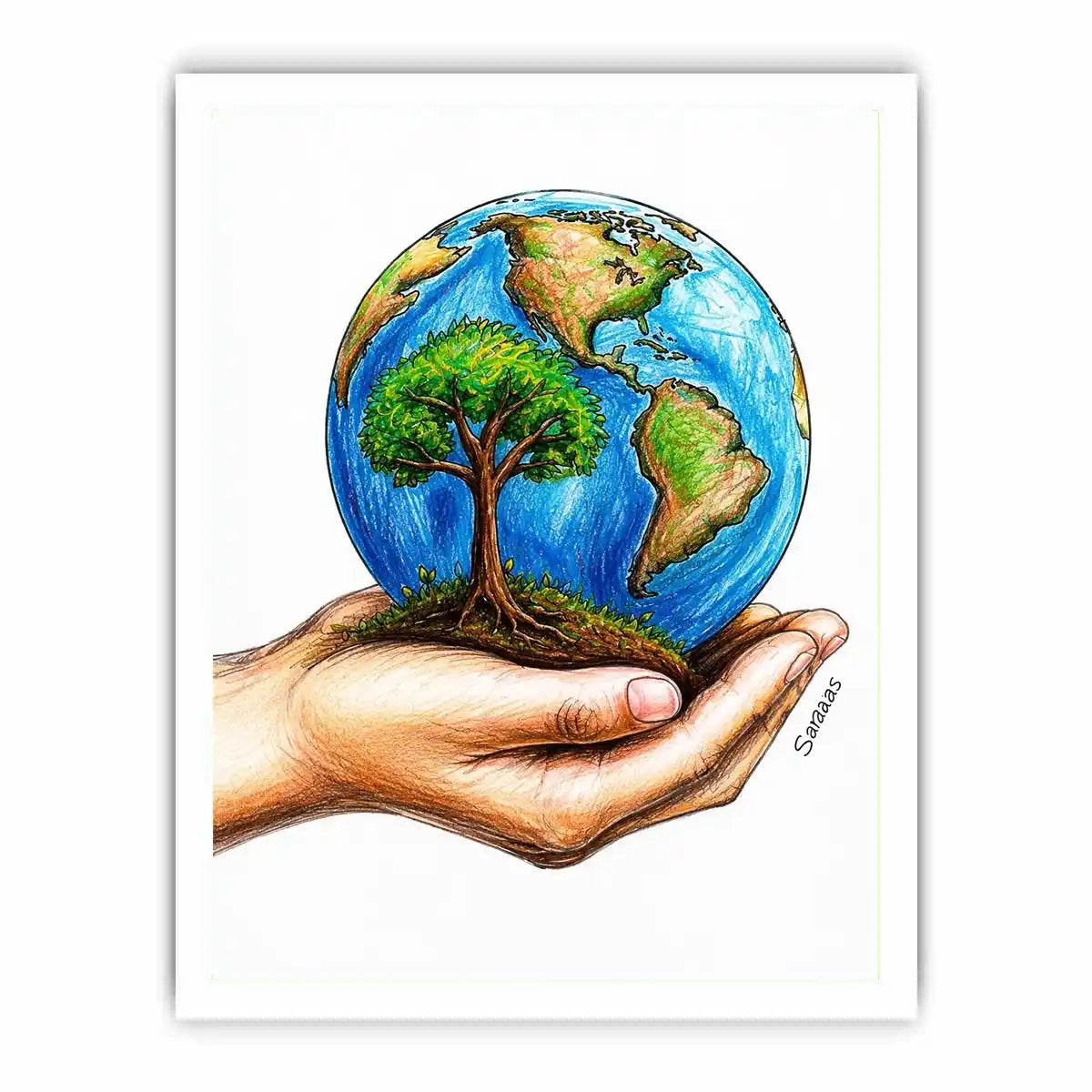 Save Earth Canvas Print