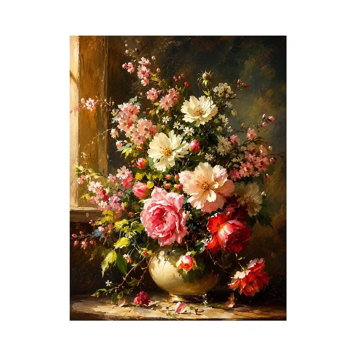Bunch of Flowers Canvas Print