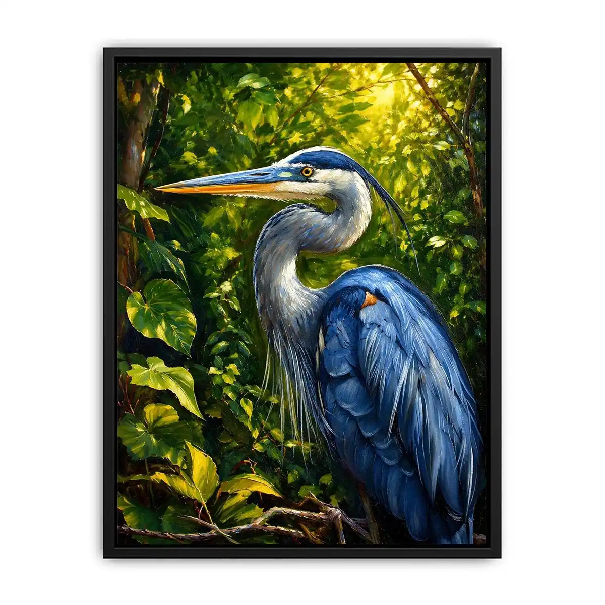 Blue Heron Canvas Print