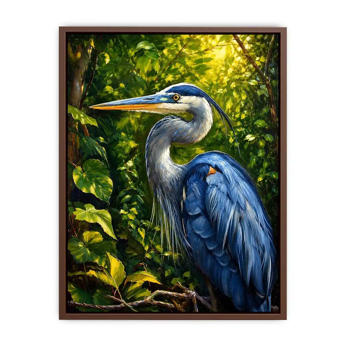 Blue Heron Canvas Print