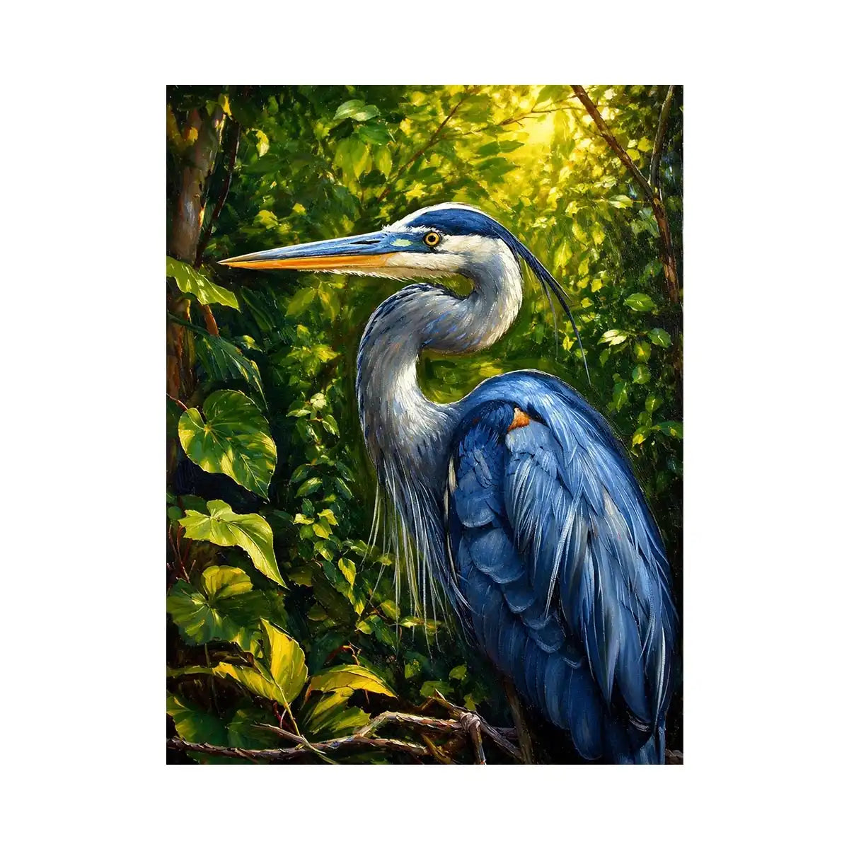Blue Heron Canvas Print
