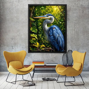 Blue Heron Canvas Print