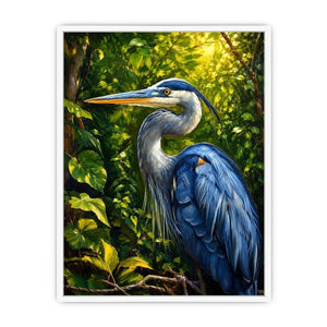 Blue Heron Canvas Print