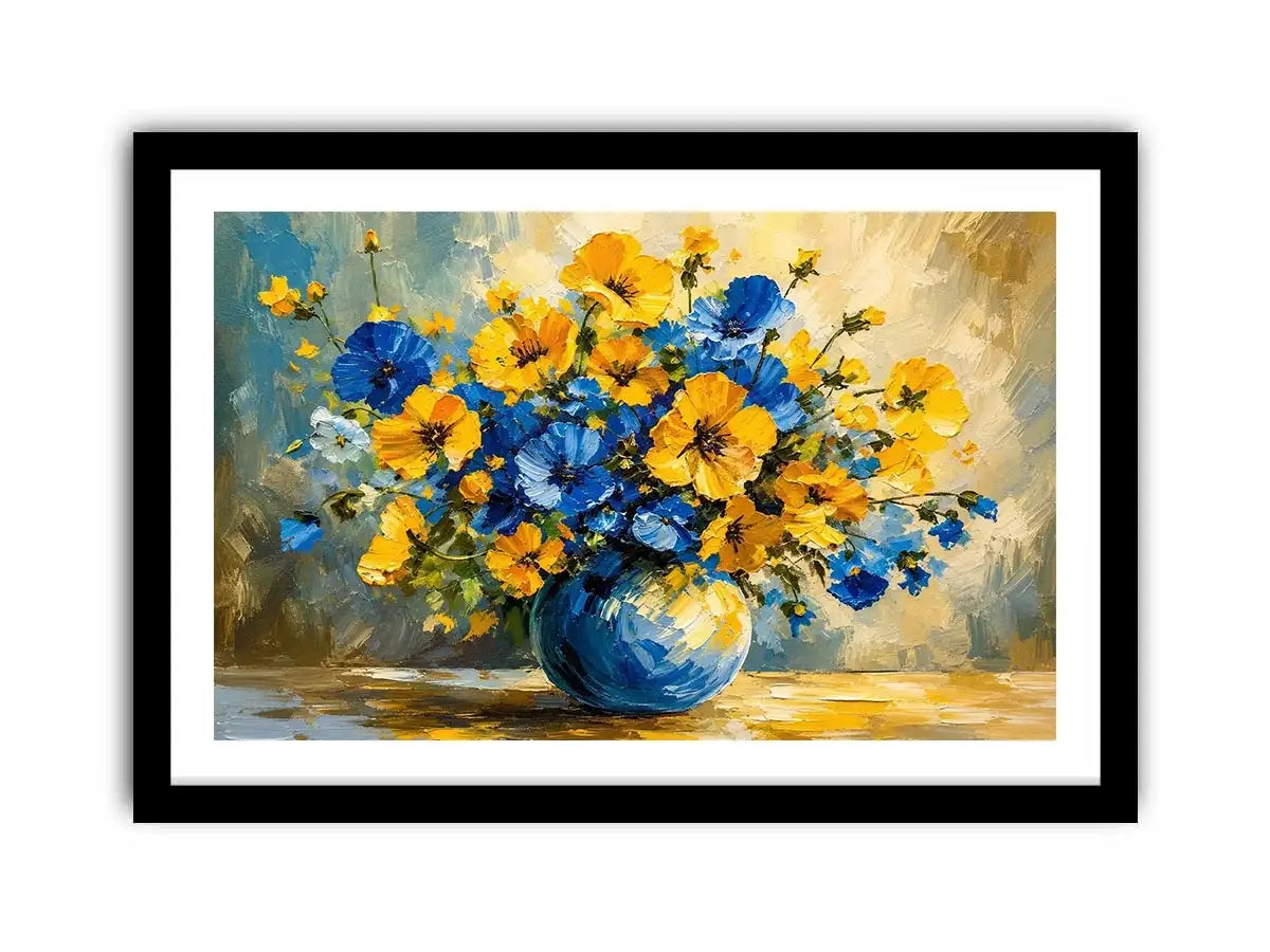 Fowers in A Vase Canvas Print