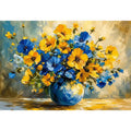 Fowers in A Vase Canvas Print
