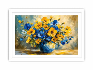 Fowers in A Vase Canvas Print