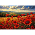 Poppy Field Canvas Print