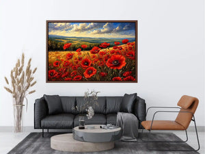 Poppy Field Canvas Print