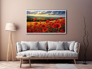 Poppy Field Canvas Print