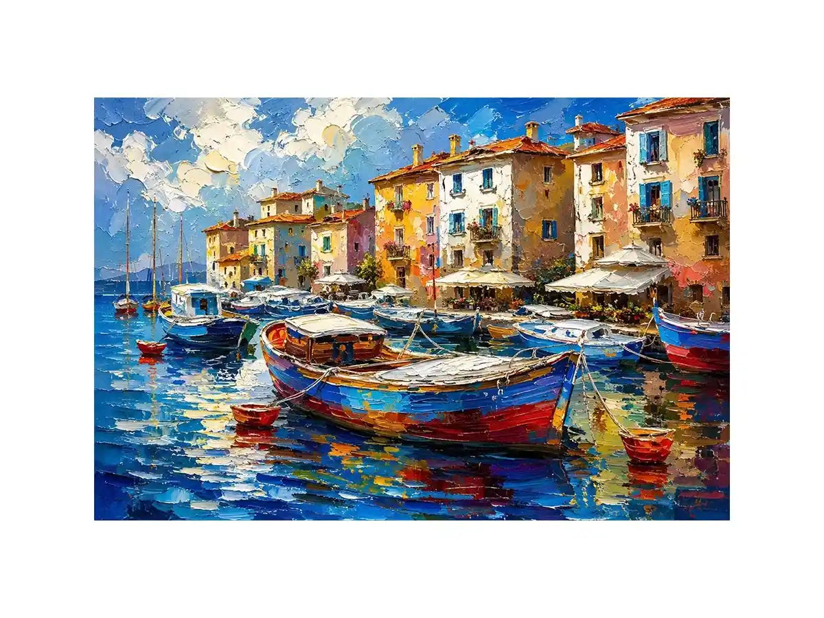 Beautiful Boats Canvas Print