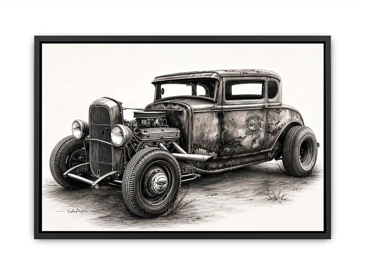 Vinatge Car Canvas Print