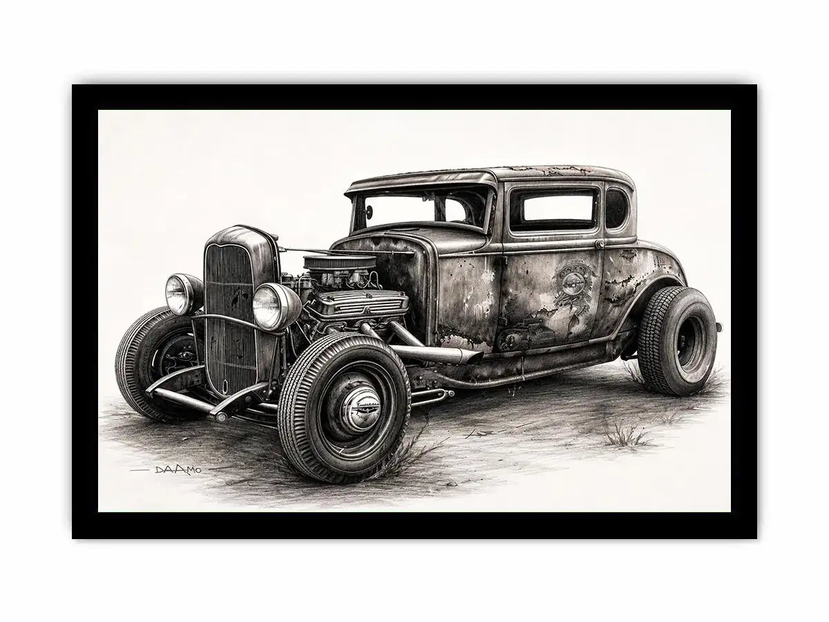 Vinatge Car Canvas Print