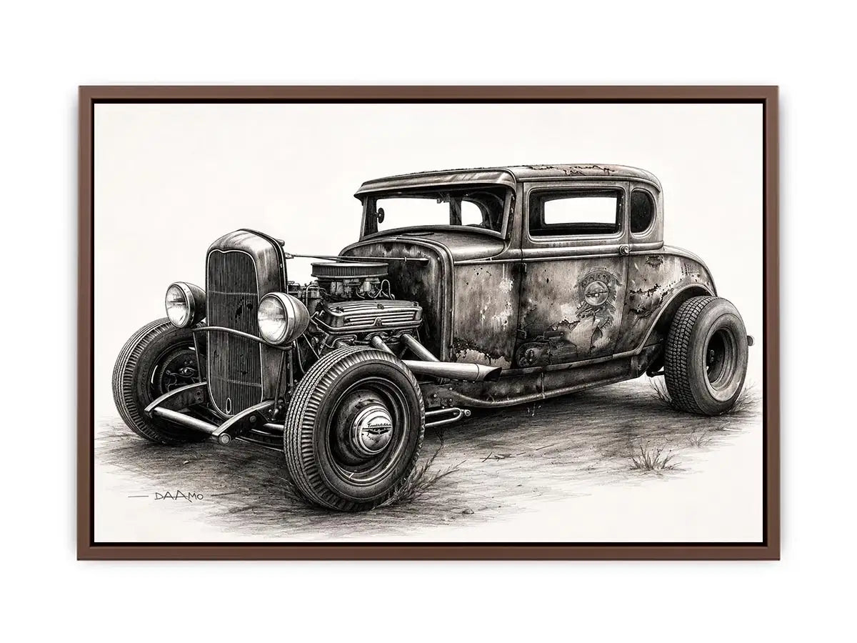 Vinatge Car Canvas Print