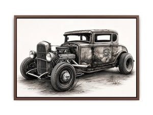 Vinatge Car Canvas Print