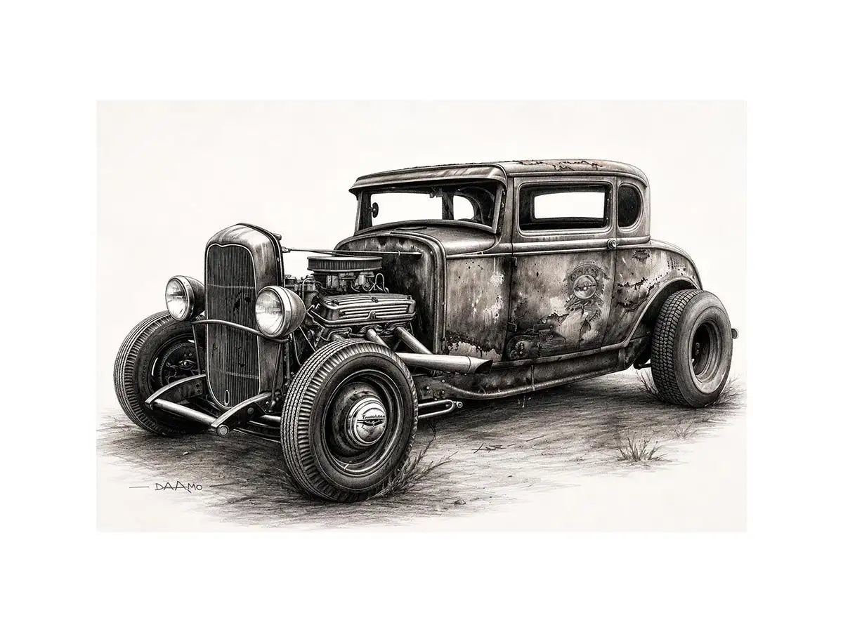 Vinatge Car Canvas Print