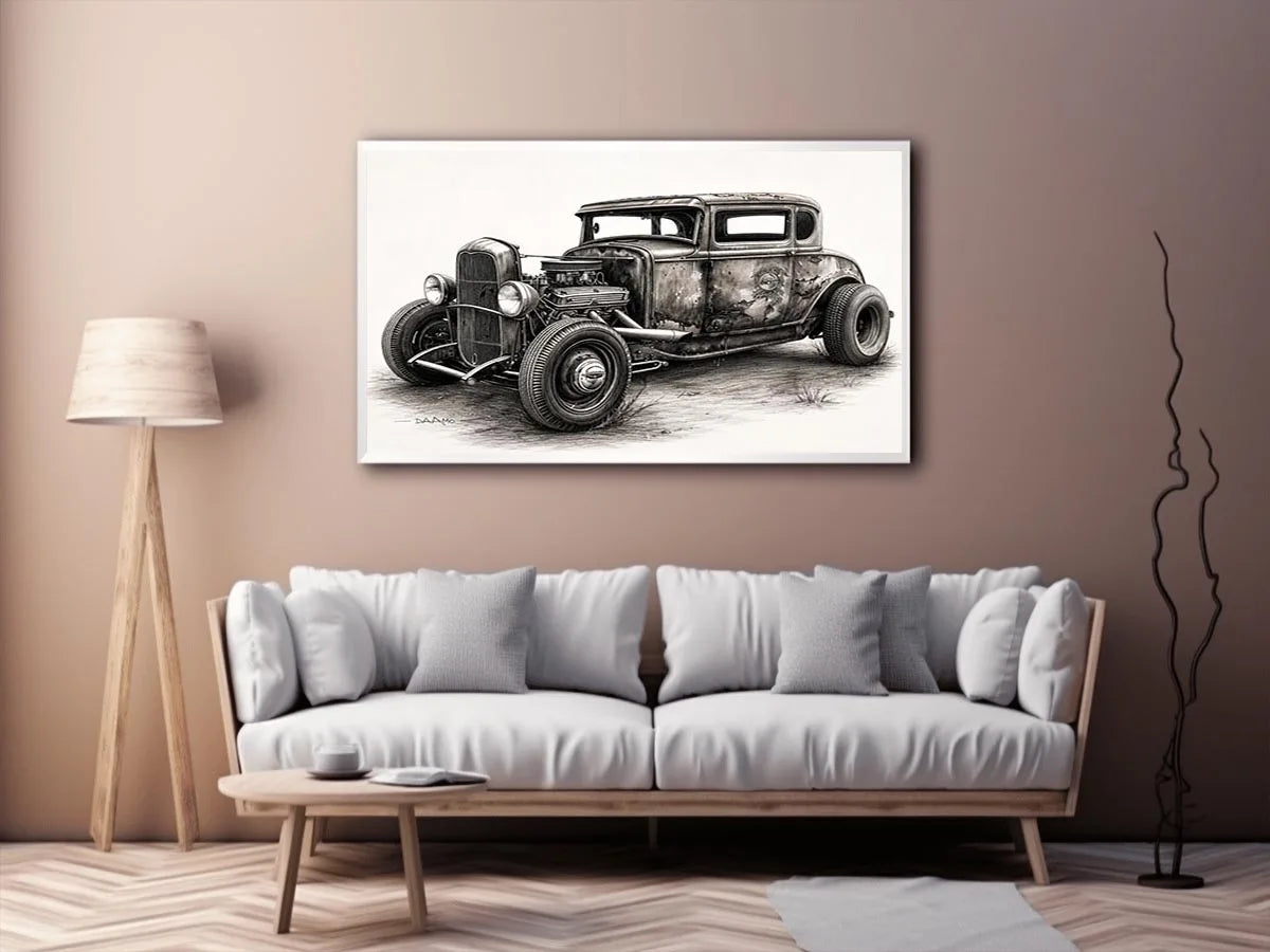 Vinatge Car Canvas Print