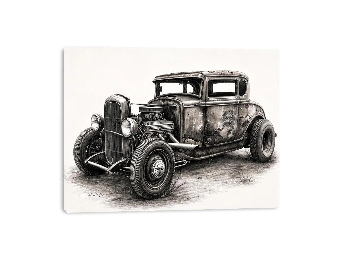Vinatge Car Canvas Print
