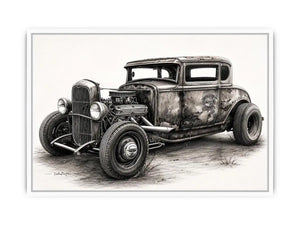 Vinatge Car Canvas Print